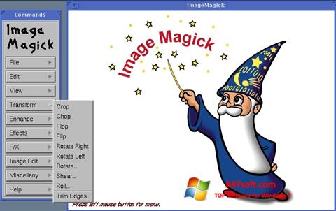 لقطة شاشة ImageMagick لنظام التشغيل Windows 7