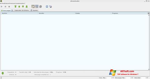 لقطة شاشة JDownloader لنظام التشغيل Windows 7
