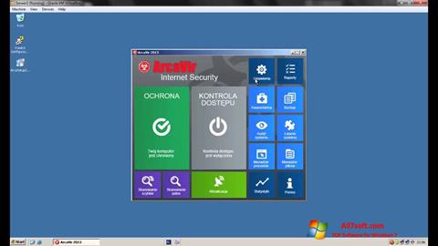 لقطة شاشة ArcaVir لنظام التشغيل Windows 7