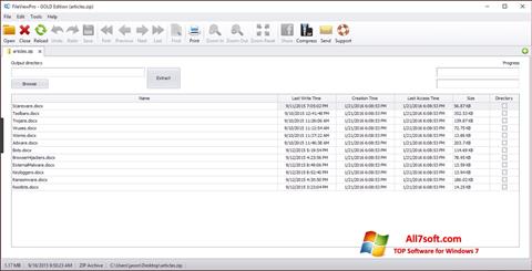 لقطة شاشة FileViewPro لنظام التشغيل Windows 7