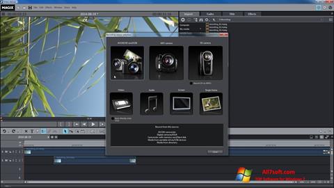 لقطة شاشة MAGIX Movie Edit Pro لنظام التشغيل Windows 7