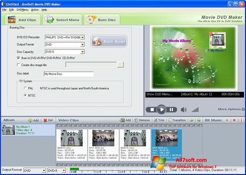 لقطة شاشة DVD Maker لنظام التشغيل Windows 7