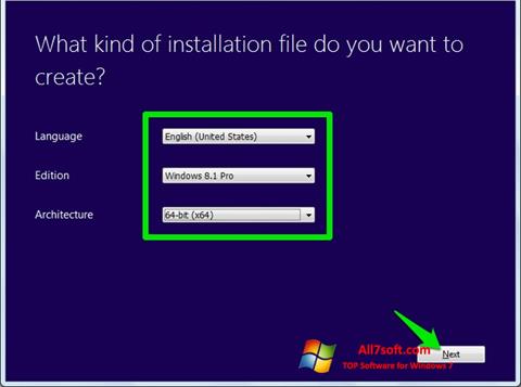 لقطة شاشة Windows Bootable Image Creator لنظام التشغيل Windows 7