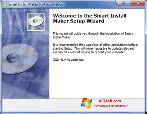 لقطة شاشة Smart Install Maker لنظام التشغيل Windows 7
