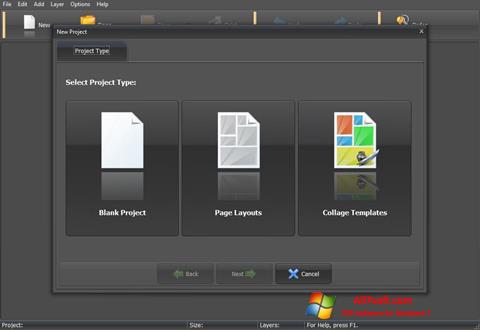 لقطة شاشة PhotoMix Collage لنظام التشغيل Windows 7