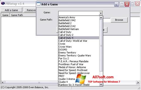 لقطة شاشة PunkBuster لنظام التشغيل Windows 7