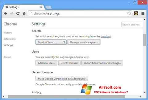 لقطة شاشة Chrome Cleanup Tool لنظام التشغيل Windows 7