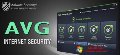 لقطة شاشة AVG Internet Security لنظام التشغيل Windows 7