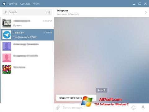تحميل Telegram Desktop لنظام التشغيل Windows 7 32/64 bit العربية