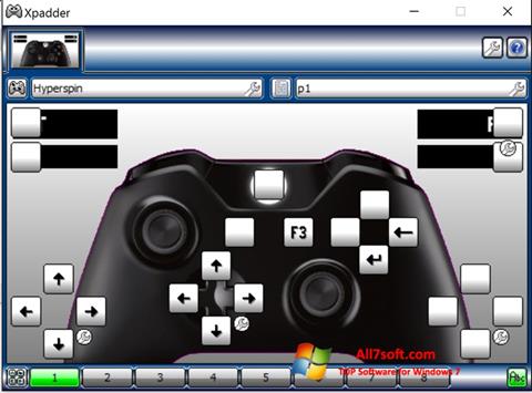 لقطة شاشة Xpadder لنظام التشغيل Windows 7
