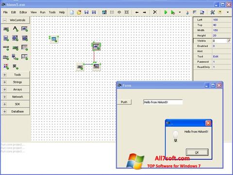 لقطة شاشة HiAsm لنظام التشغيل Windows 7