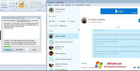 لقطة شاشة Clownfish لنظام التشغيل Windows 7