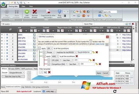 لقطة شاشة Key Collector لنظام التشغيل Windows 7