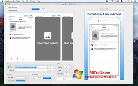 لقطة شاشة ScreenshotMaker لنظام التشغيل Windows 7