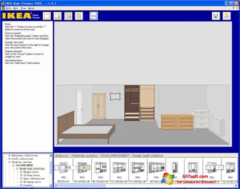 لقطة شاشة IKEA Home Planner لنظام التشغيل Windows 7