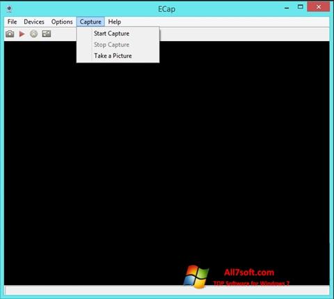 لقطة شاشة ECap لنظام التشغيل Windows 7