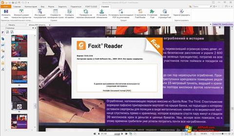 لقطة شاشة Foxit Reader لنظام التشغيل Windows 7