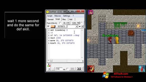 لقطة شاشة UoPilot لنظام التشغيل Windows 7