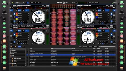 لقطة شاشة Serato DJ لنظام التشغيل Windows 7