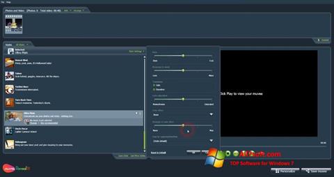 لقطة شاشة muvee Reveal لنظام التشغيل Windows 7