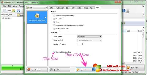 لقطة شاشة Nero Image Drive لنظام التشغيل Windows 7