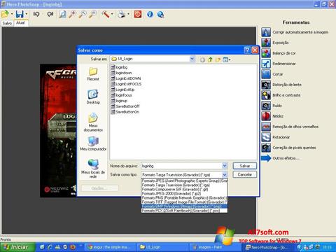 لقطة شاشة Nero PhotoSnap لنظام التشغيل Windows 7
