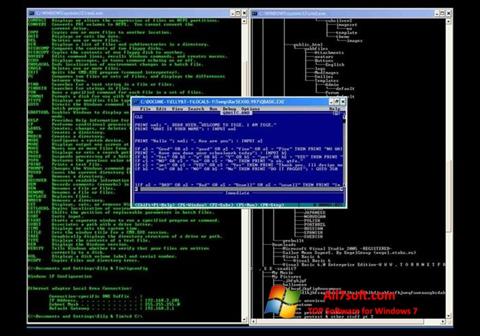 لقطة شاشة QBasic لنظام التشغيل Windows 7