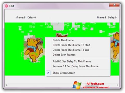 لقطة شاشة GifCam لنظام التشغيل Windows 7