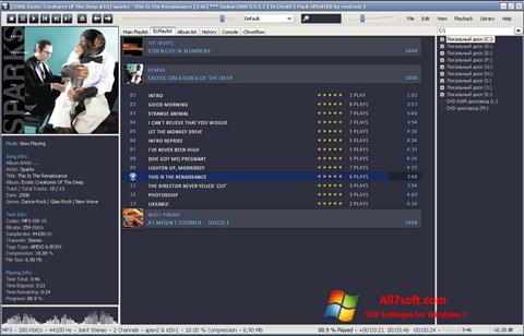 لقطة شاشة Foobar2000 لنظام التشغيل Windows 7