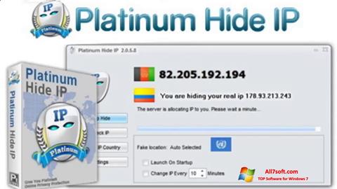 لقطة شاشة Hide IP Platinum لنظام التشغيل Windows 7