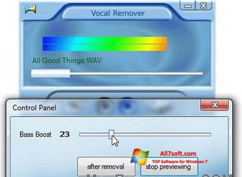 لقطة شاشة Yogen Vocal Remover لنظام التشغيل Windows 7