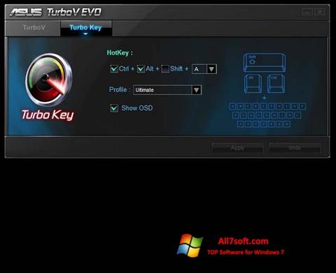 لقطة شاشة TurboV EVO لنظام التشغيل Windows 7