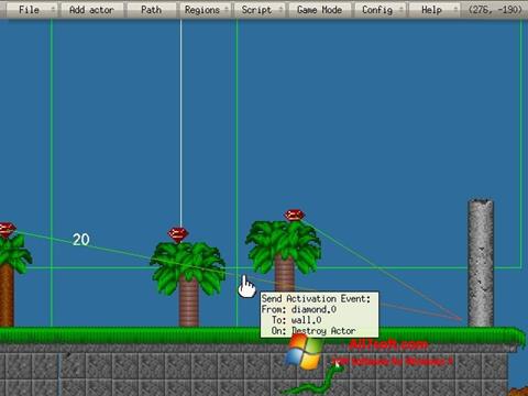 لقطة شاشة Game Editor لنظام التشغيل Windows 7