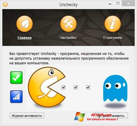 لقطة شاشة Unchecky لنظام التشغيل Windows 7