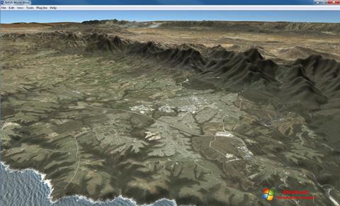 لقطة شاشة NASA World Wind لنظام التشغيل Windows 7